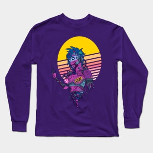 Cyborg Girl Long Sleeve T-Shirt